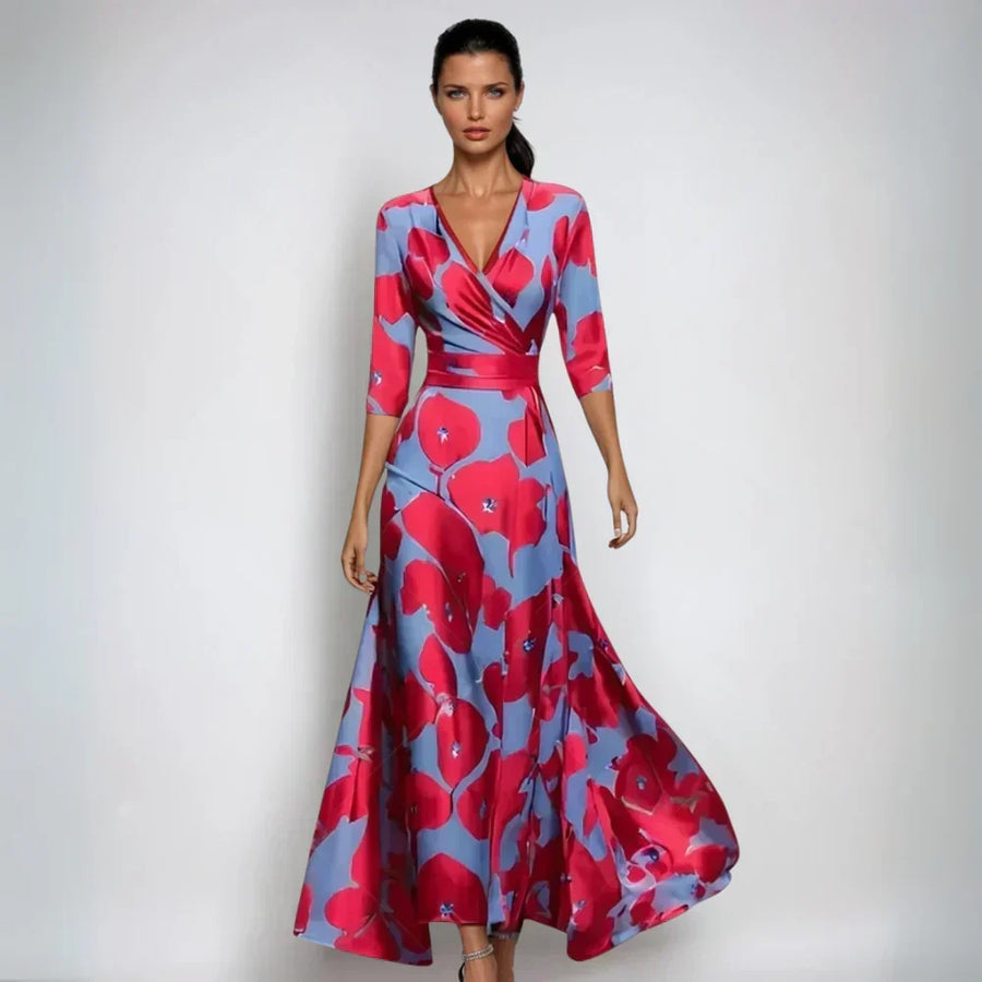 Chloe™ | Elegantna i laskava cvetna haljina