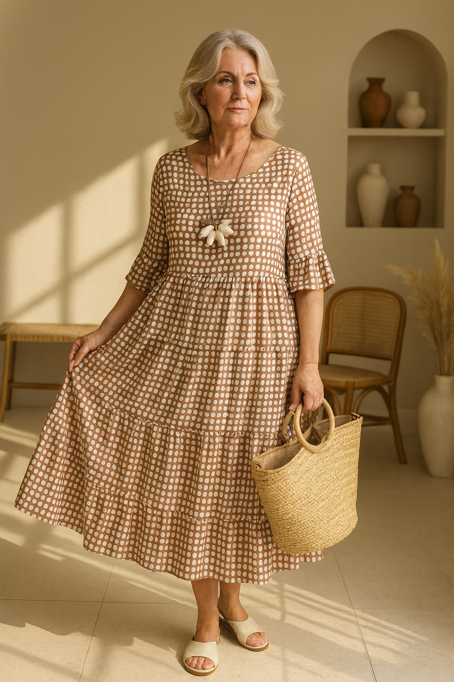 Iris™ | Flattering & Effortless Midi Haljina