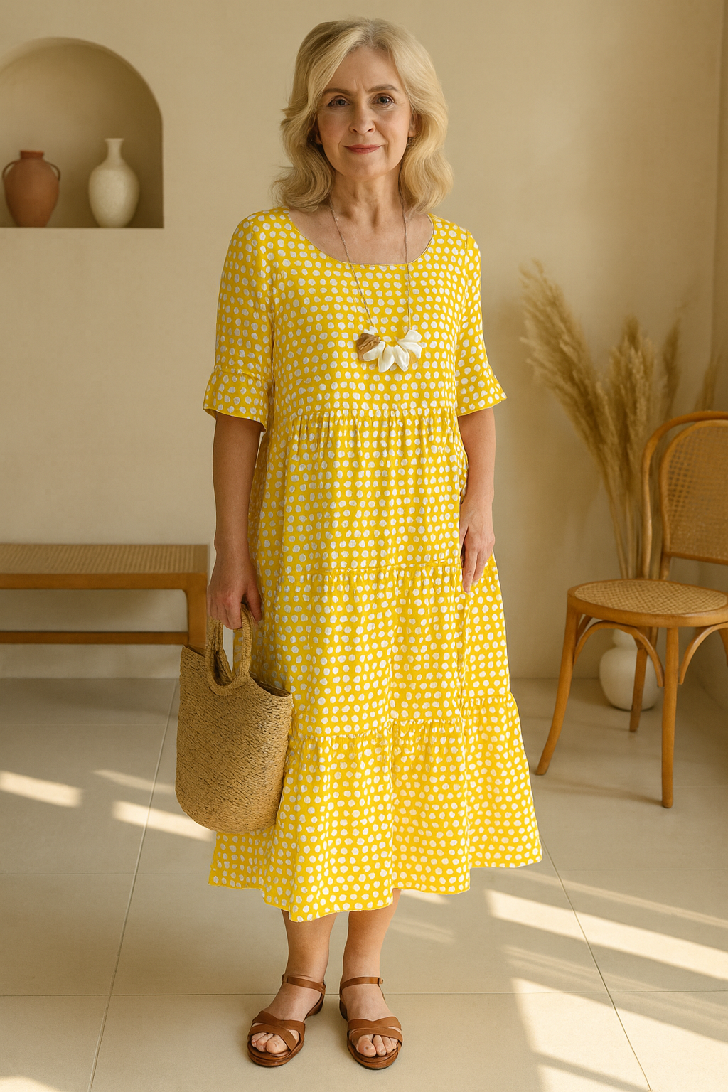 Iris™ | Flattering & Effortless Midi Haljina