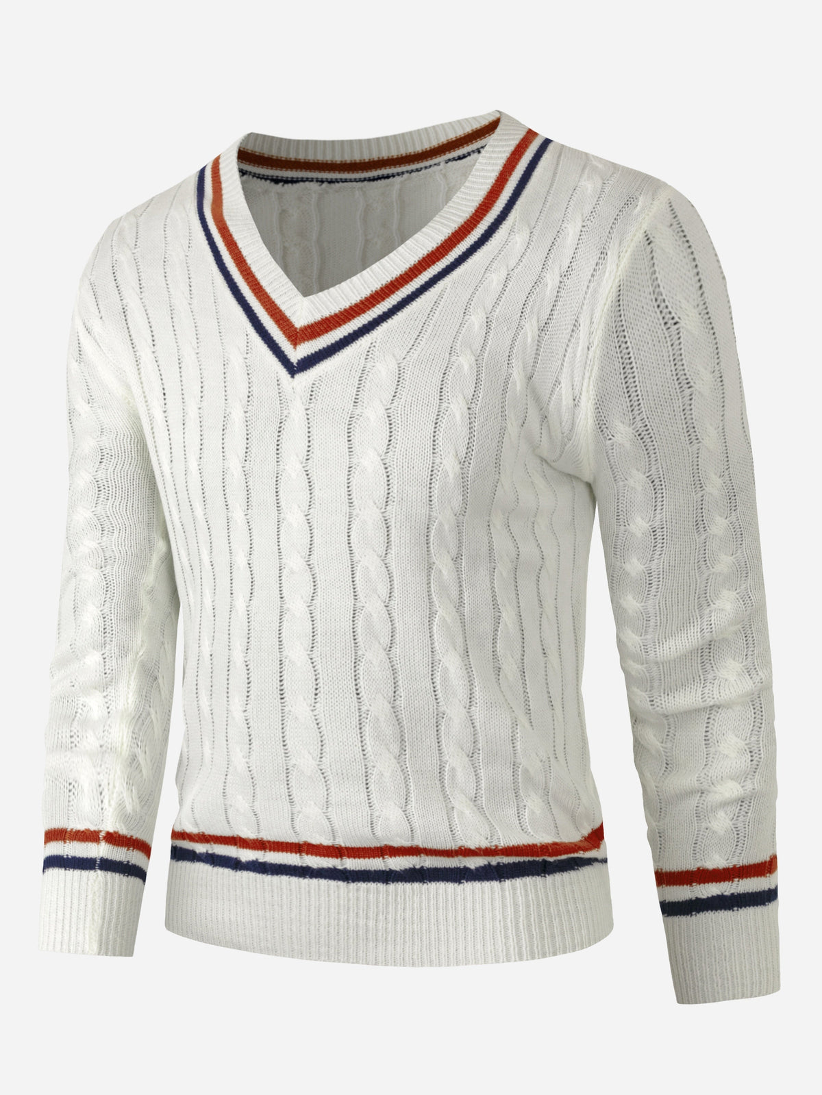 PREPPY V-IZREZ SVETR ZA MUŠKARCE