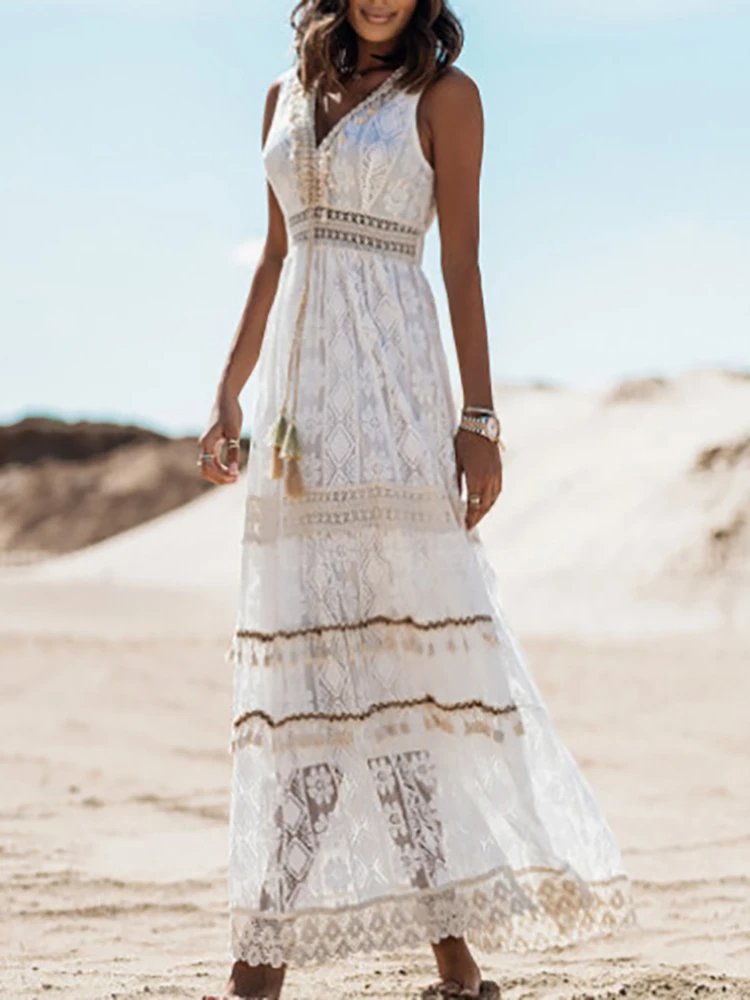 Emerson - Boho haljina sa resicama i podesivom trakicom