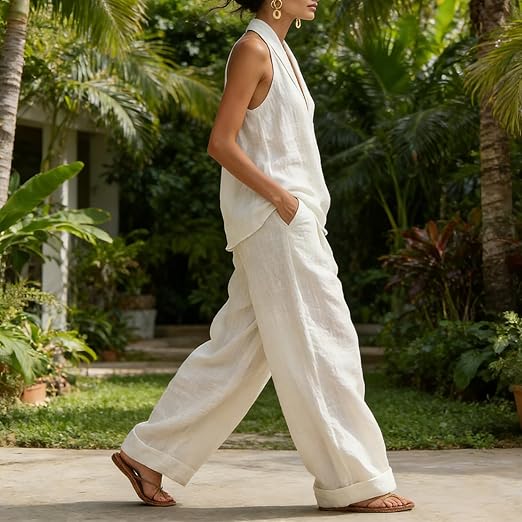 Ainhoa | Dvodelni komplet sa lino teksturom