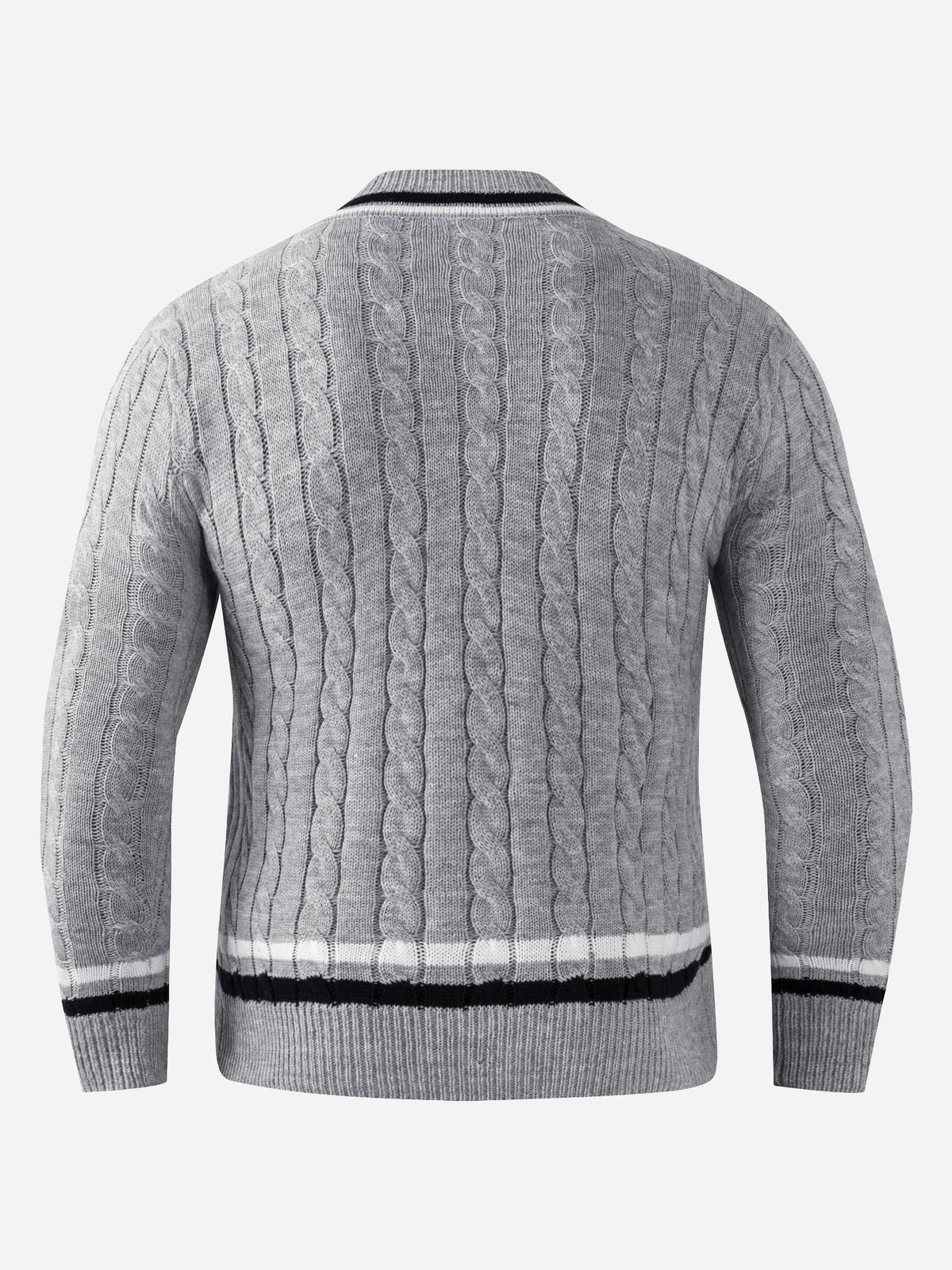 PREPPY V-IZREZ SVETR ZA MUŠKARCE