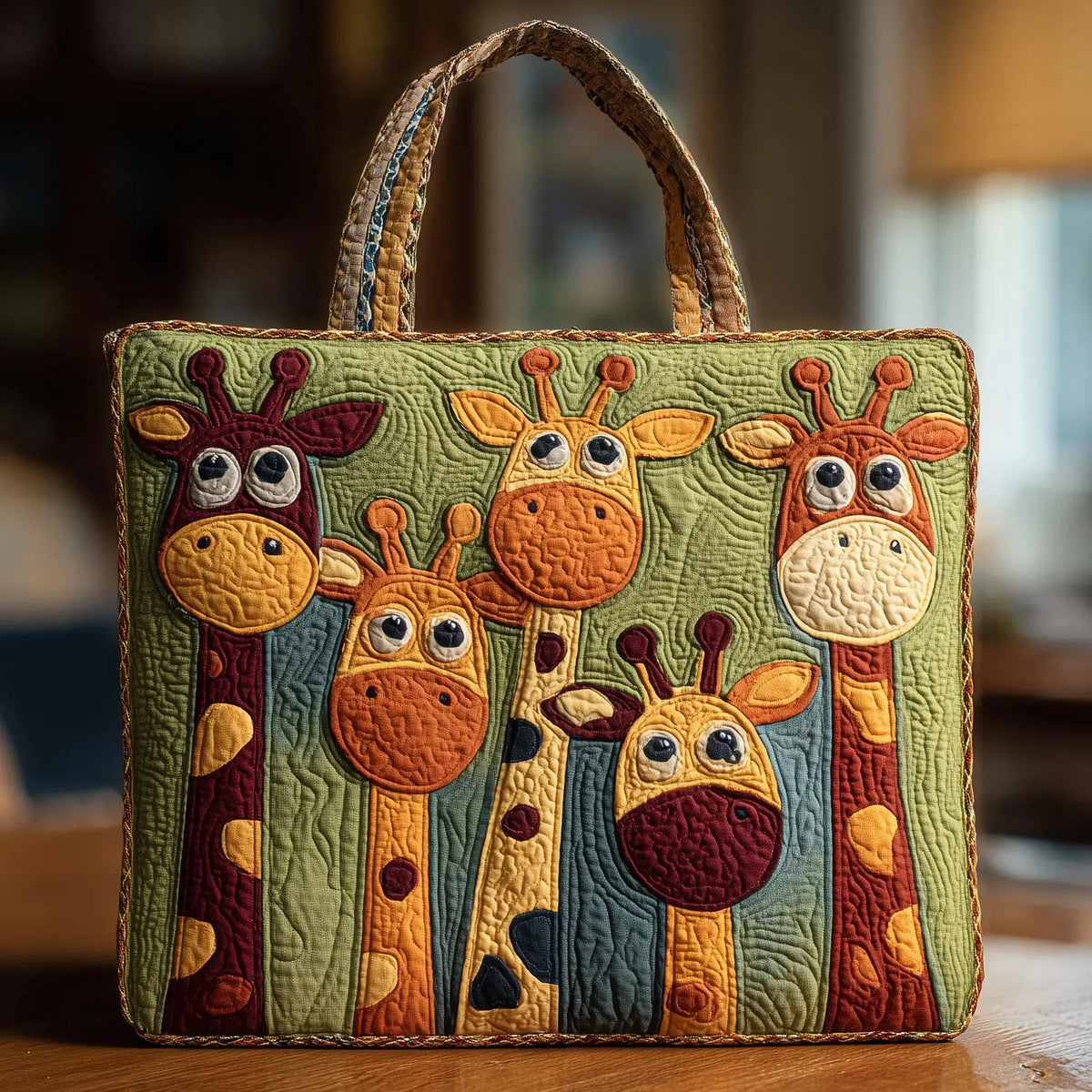 Padded Tote Bag - Žirafa
