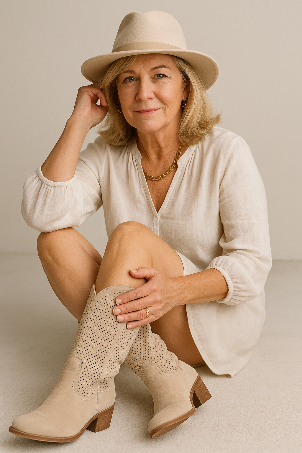 Rachelle™ Cowboy Stil Ortopedske Čizme