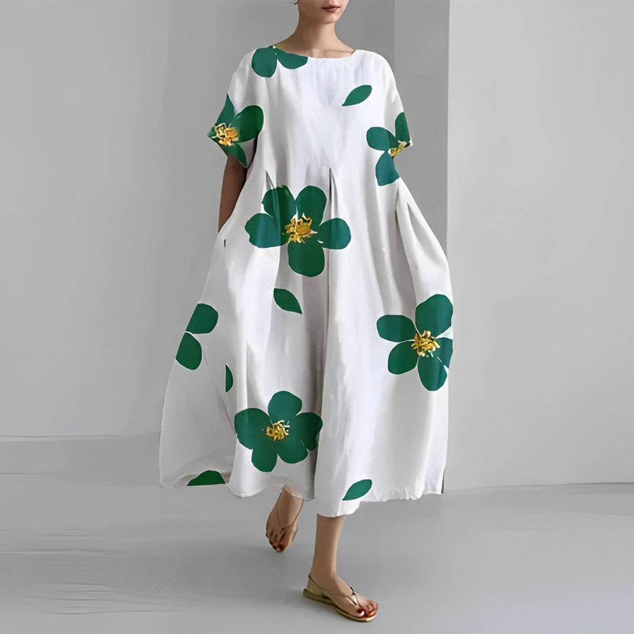 Daisy - Maxi Haljina sa Velikim Pokretom Retro