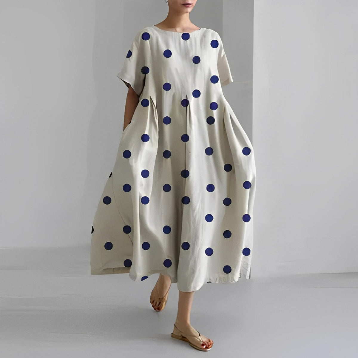 Daisy - Maxi Haljina sa Velikim Pokretom Retro