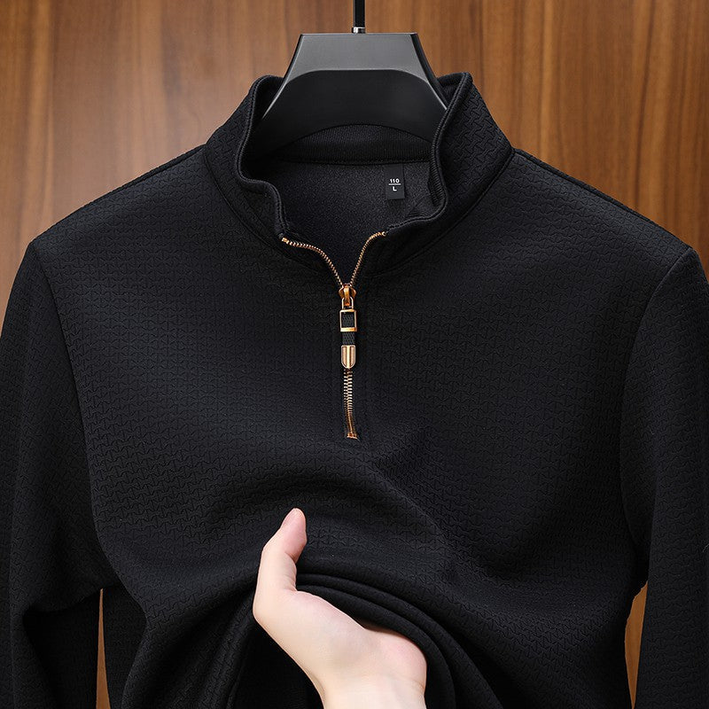 SILK PULOVER SA ČETVRTASTIM ZIPOM ZA MUŠKARCE
