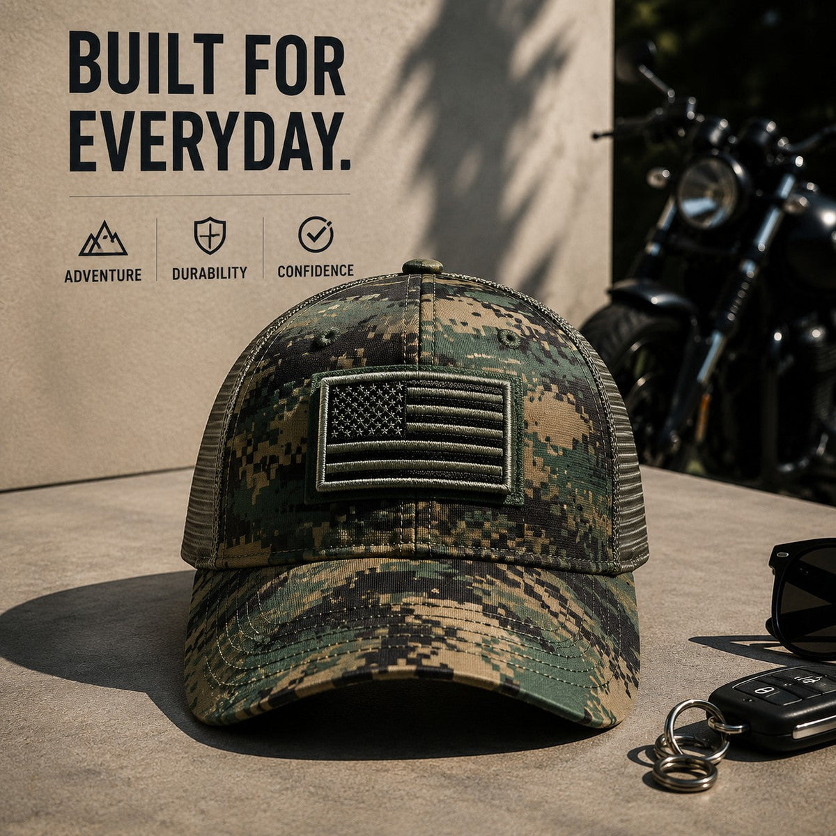 REKON PATCH TRUCKER KAPA