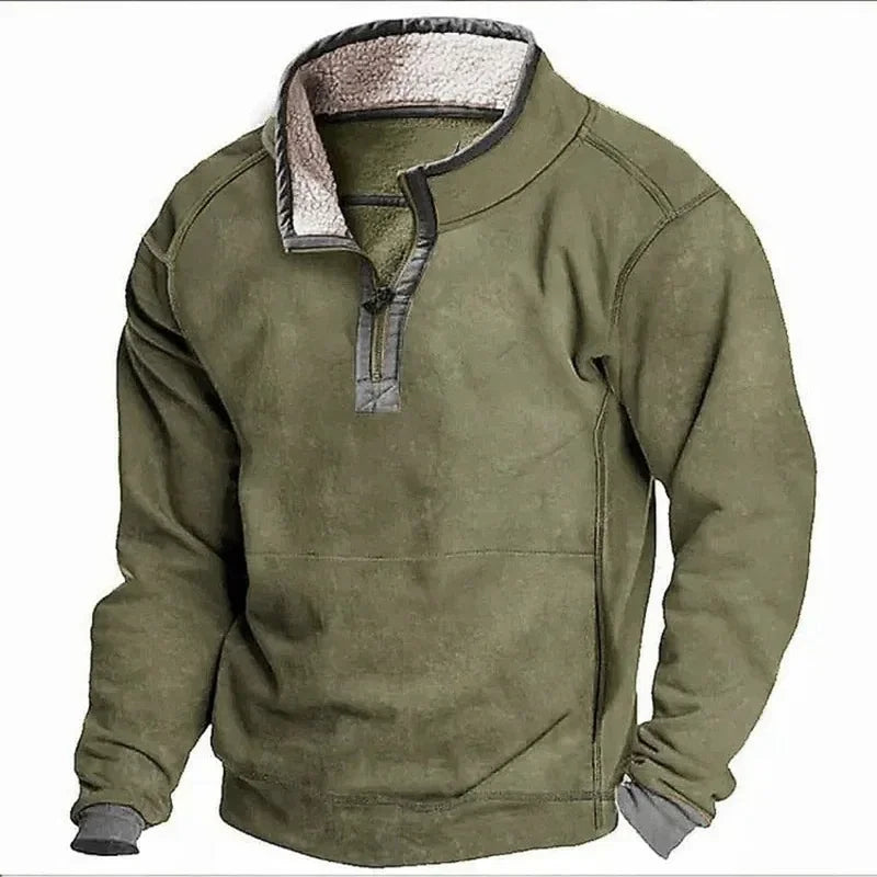 UDOBAN ZIMSKI ZIP PULOVER ZA MUŠKARCE