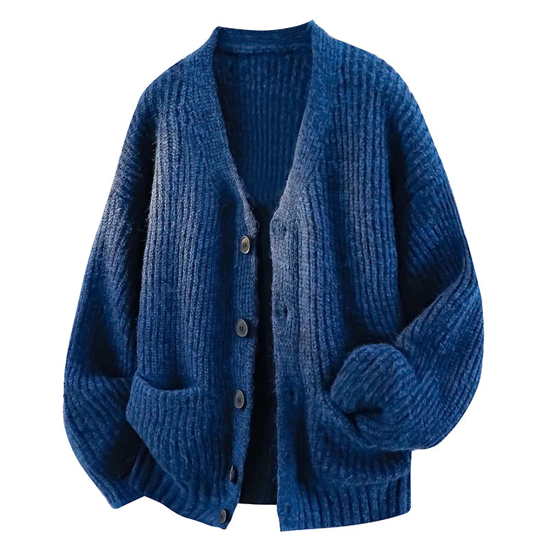 PREVELIK V-IZREZ CARDIGAN ZA MUŠKARCE