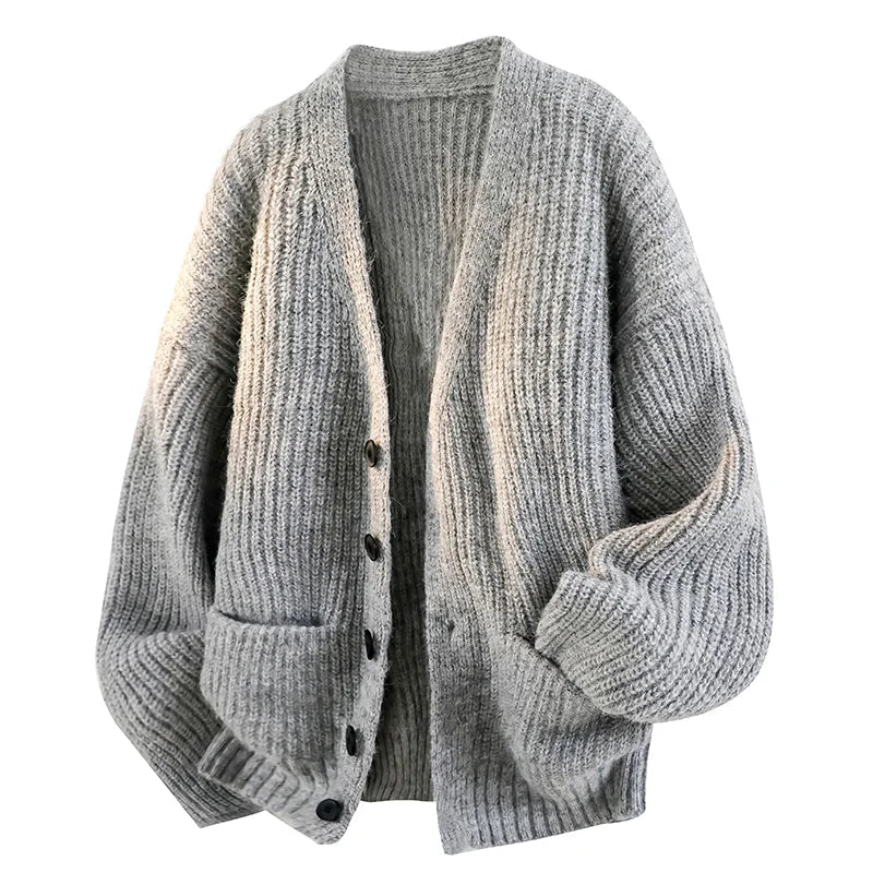 PREVELIK V-IZREZ CARDIGAN ZA MUŠKARCE