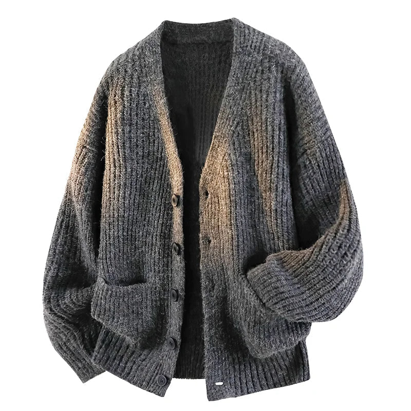 PREVELIK V-IZREZ CARDIGAN ZA MUŠKARCE