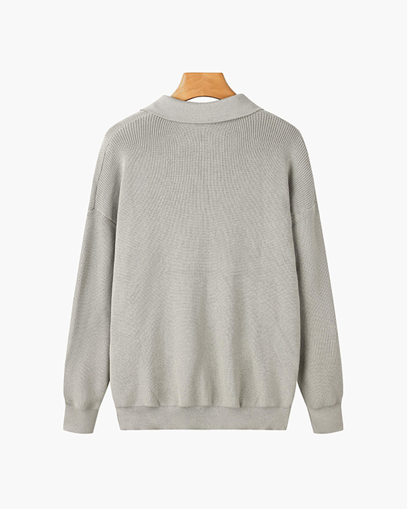 TEXTURIRANA ZIP PULOVER ZA MUŠKARCE