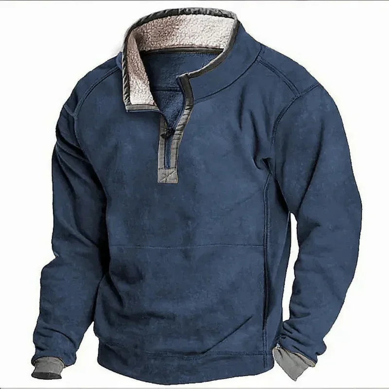 UDOBAN ZIMSKI ZIP PULOVER ZA MUŠKARCE