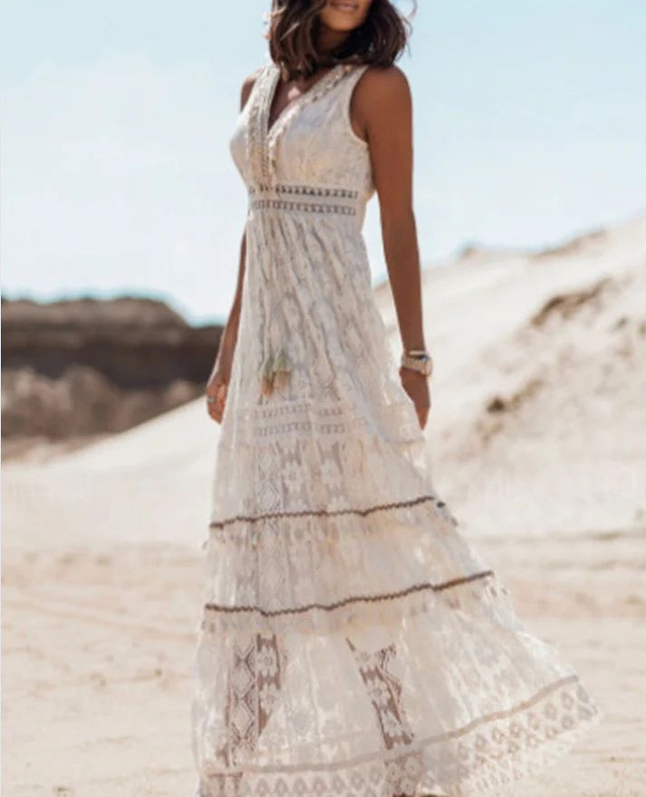 Emerson - Boho haljina sa resicama i podesivom trakicom