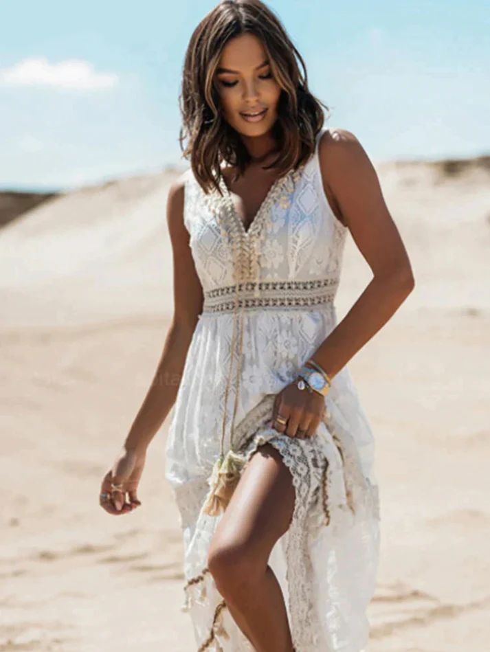 Emerson - Boho haljina sa resicama i podesivom trakicom
