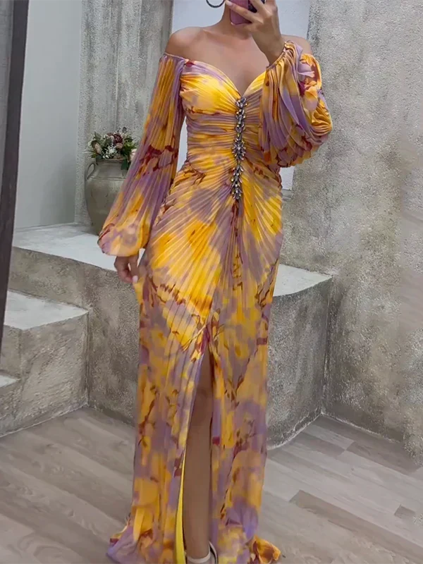 Amelia™ | Elegantna Obleka s V-Izrezom