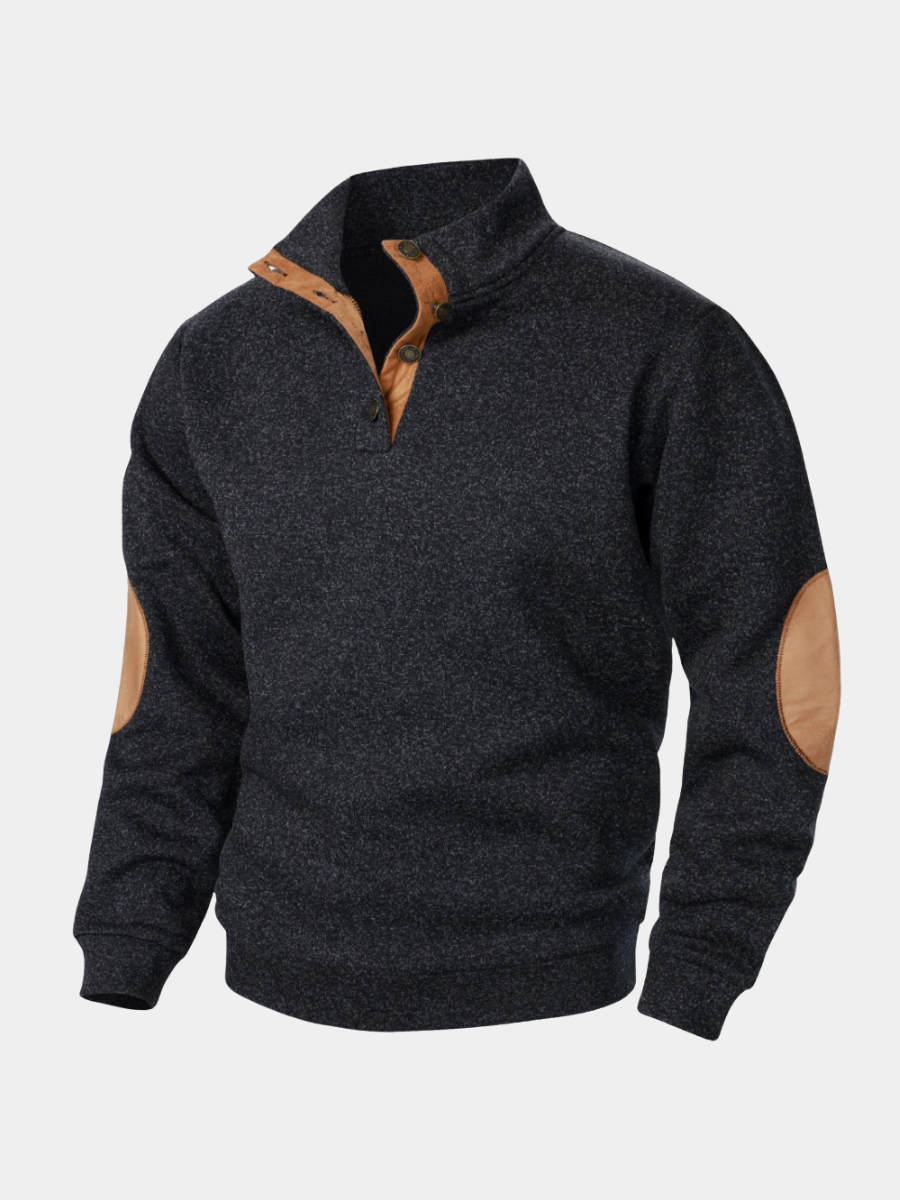 PULLOVER SA POLU-ZIPOM ZA MUŠKARCE