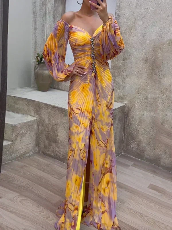 Amelia™ | Elegantna Obleka s V-Izrezom