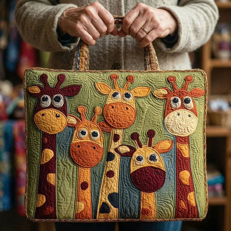Padded Tote Bag - Žirafa
